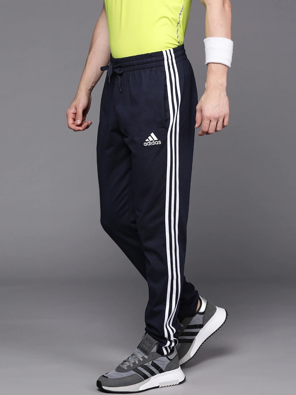 Adidas Style Solid Casual Track-pants (03-pack)