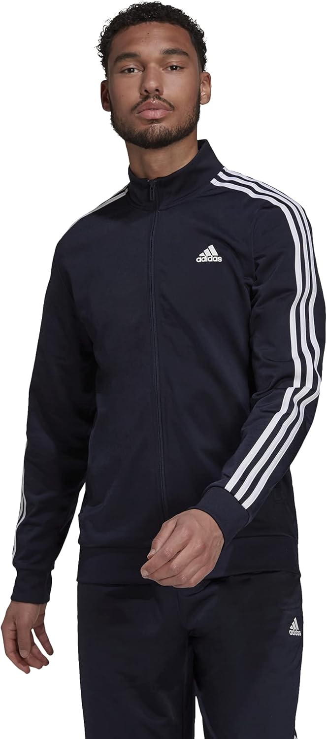 Men's Essentials Warm-Up 3-Stripes Track Top