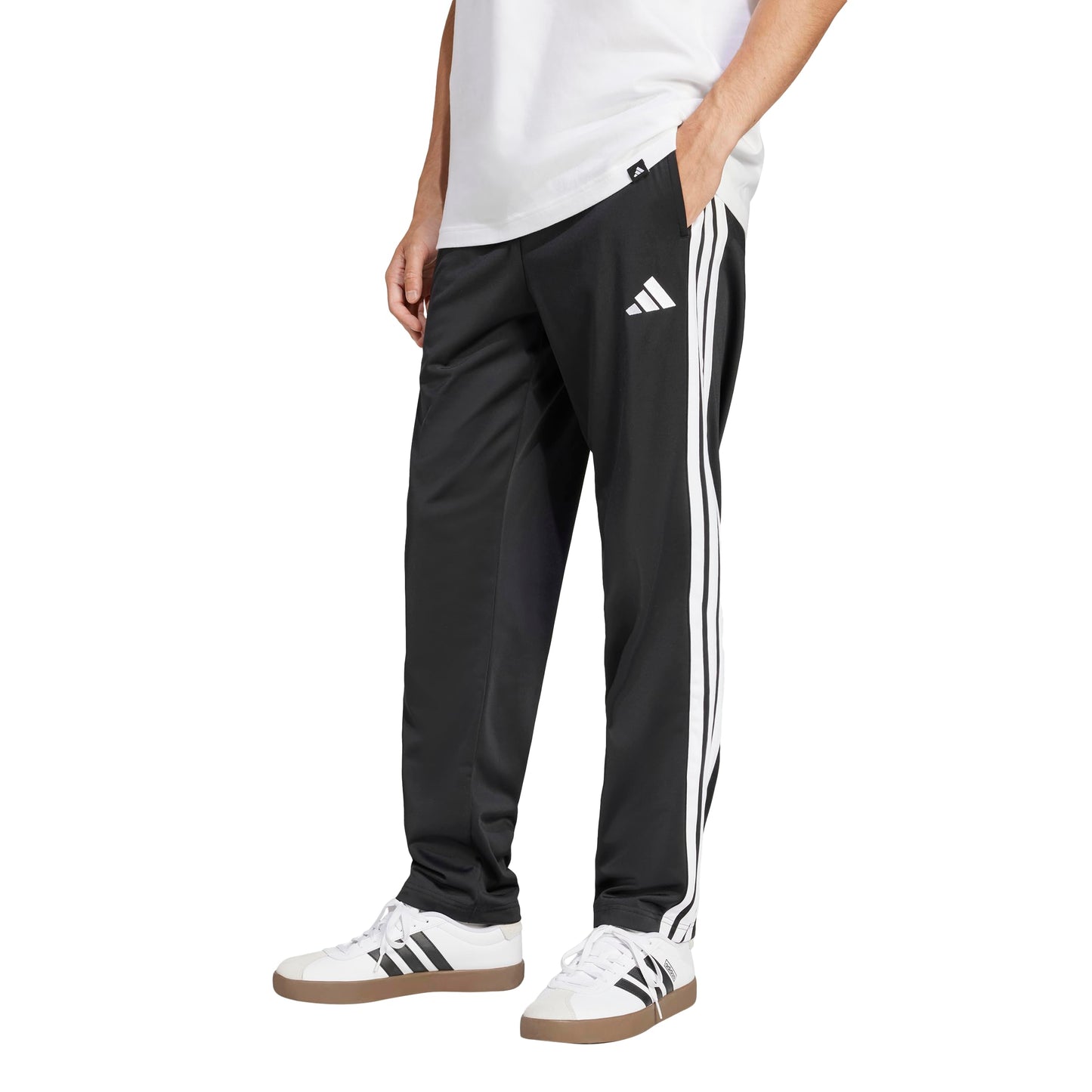 Men's 3-Stripes Tricot Open Hem Track Pants