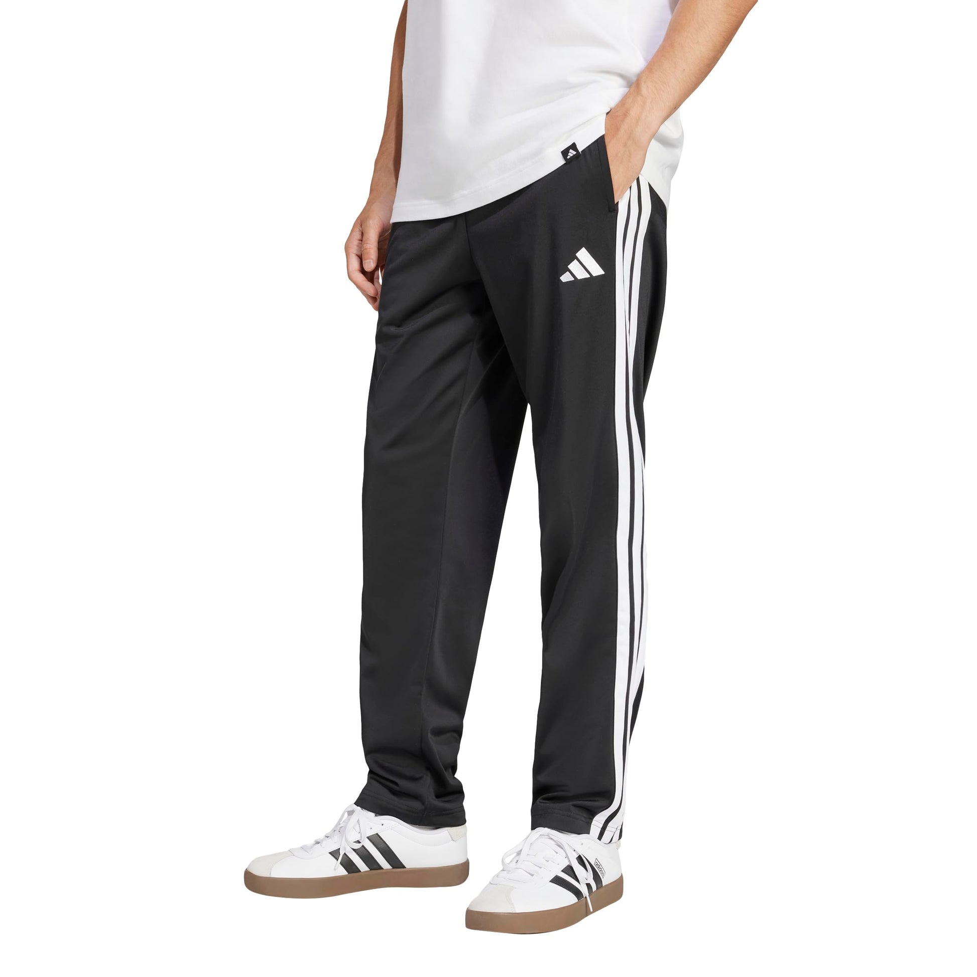 Men's 3-Stripes Tricot Open Hem Track Pants