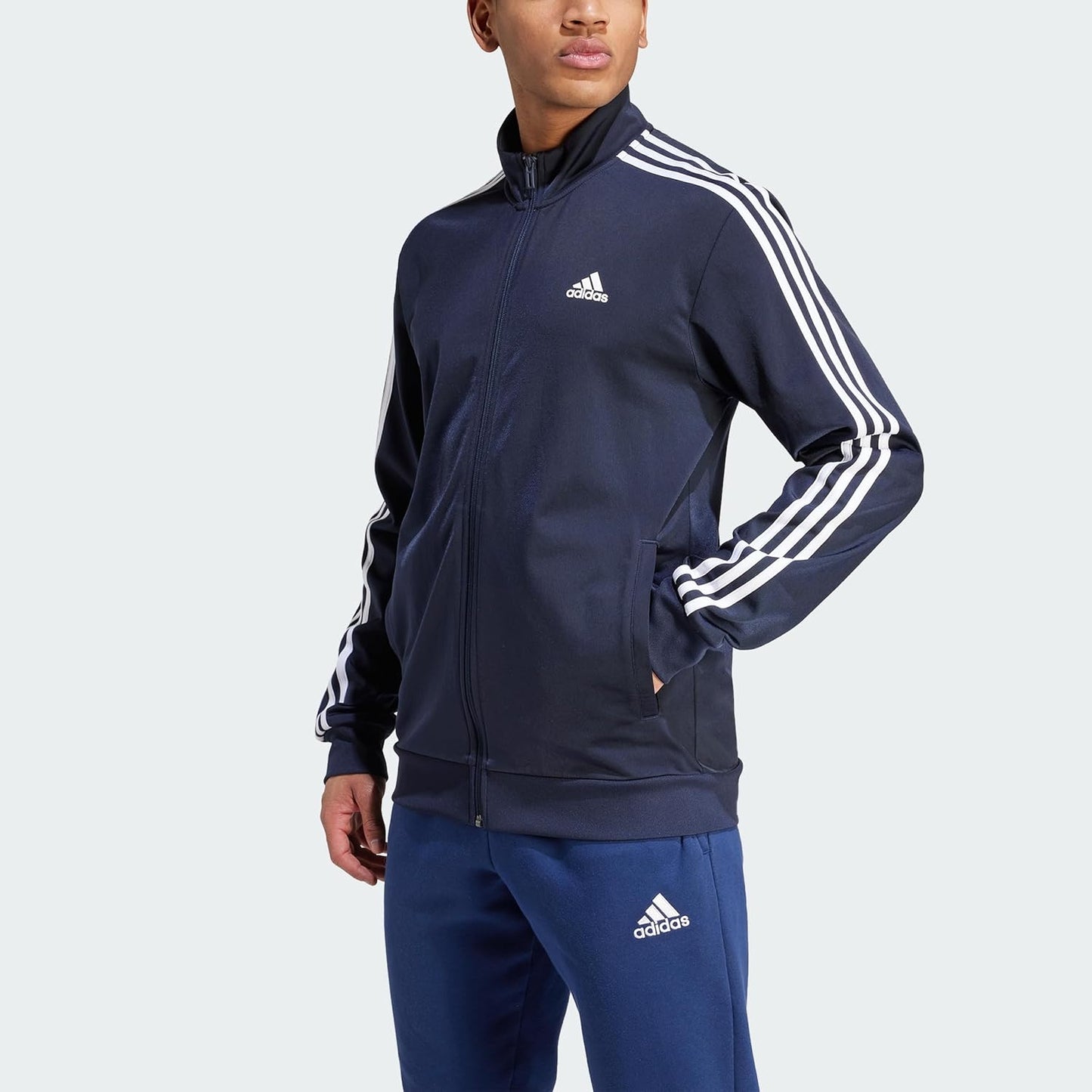 Men's Essentials Warm-Up 3-Stripes Track Top
