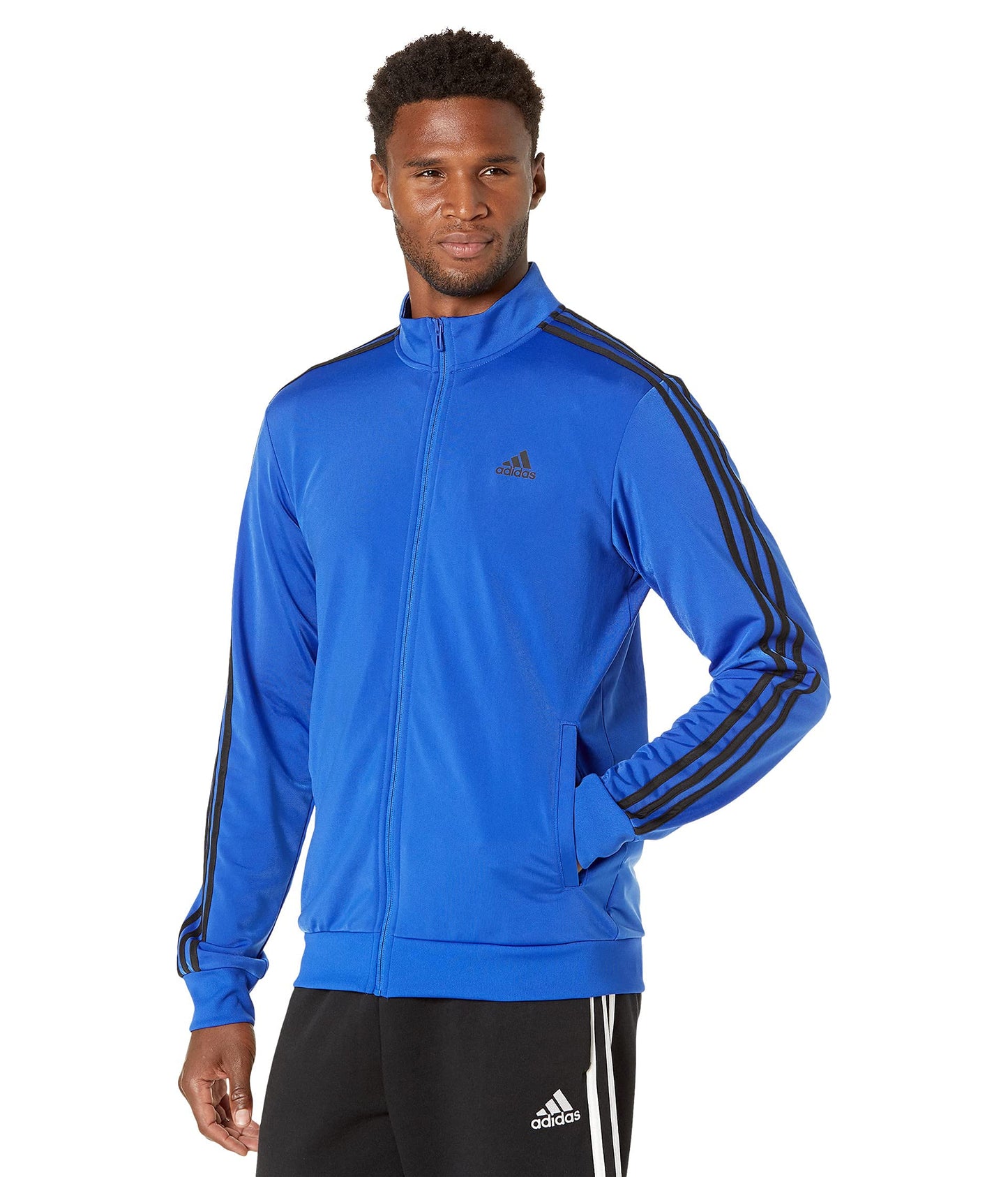 Men's Essentials Warm-Up 3-Stripes Track Top